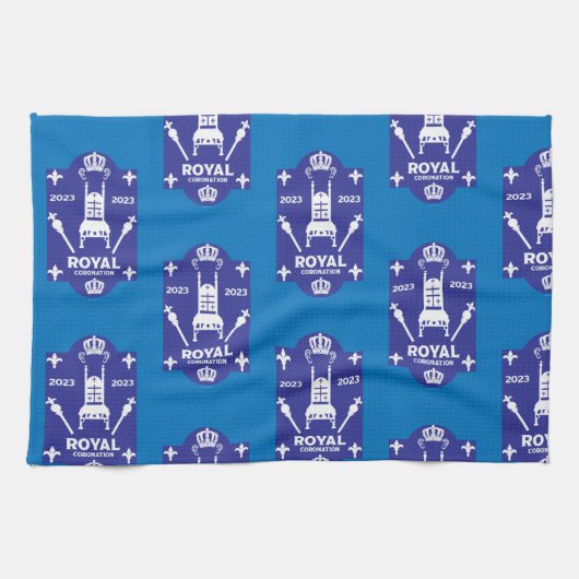Koning Charles Royal Coronation 2023 Theedoek (Horizontaal)