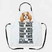 Koning Charles Spananiel elke snack die je Apron m Schort (Voorkant)
