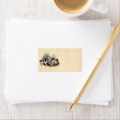 koning Charles Spaniel Dog 1800 Spanjaarden Etiket (Insitu)