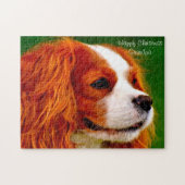 Koning Charles Spaniel Dog. Legpuzzel (Horizontaal)