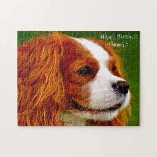 Koning Charles Spaniel Dog. Legpuzzel (Horizontaal)