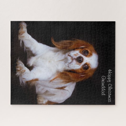 Koning Charles Spaniel Dog. Legpuzzel (Horizontaal)