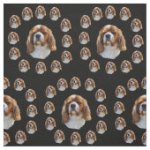 Koning Charles Spaniel Patroon, Stof (Swatch)