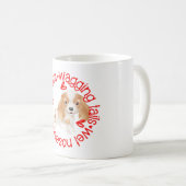 Koning Charles Spaniel, slordige kussen Koffiemok (Voorkant rechts)