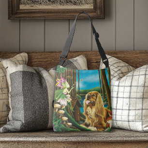 Koning Charles Spaniel Sprite Fantasy Crossbody Tas