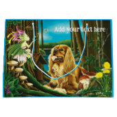 Koning Charles Spaniel Sprite Fantasy Groot Cadeauzakje (Voorkant)