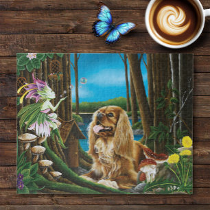 Koning Charles Spaniel Sprite Fantasy Legpuzzel