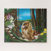 Koning Charles Spaniel Sprite Fantasy Legpuzzel (Horizontaal)