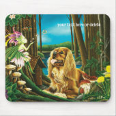 Koning Charles Spaniel Sprite Fantasy Muismat (Voorkant)