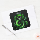 Koning Cobra Kroon Sticker (Envelop)