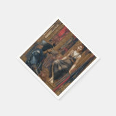 Koning Cophetua en de bedelmaagd (Burne-Jones) Servet (Hoek)