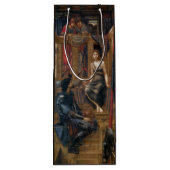 Koning Cophetua en de bedelmaagd (Burne-Jones) Wijn Cadeautas (Achterkant)