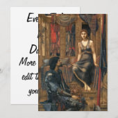 Koning Cophetua en het bedelmeisje Kaart (Voorkant / Achterkant)