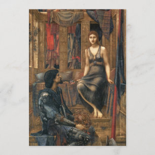 Koning Cophetua en het bedelmeisje Kaart