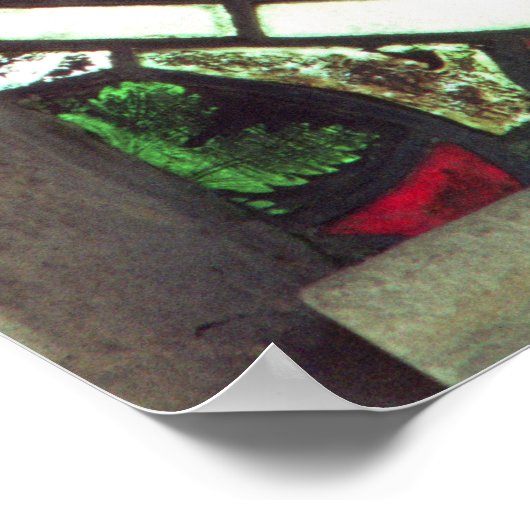 Koning David, 14e eeuw Poster (Hoek)