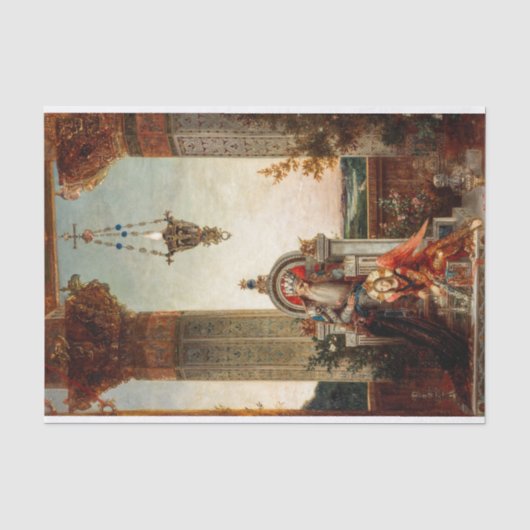 Koning David (1878) van Gustave Moreau Tissuepapier (Voorkant)