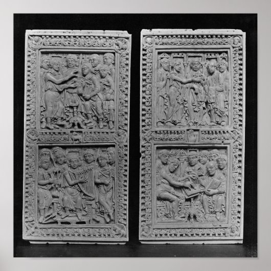 Koning David bestelt en zingt de Poster (Voorkant)