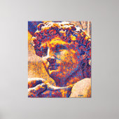 Koning David en God Canvas Afdruk (Voorkant)