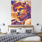 Koning David en God Canvas Afdruk (Insitu (Slaapkamer))