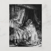 Koning David gebed, 1652 Briefkaart (Voorkant)
