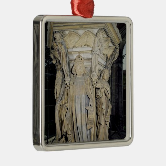 Koning David geflankeerd door Mozes en Jeremiah Metalen Ornament (Rechts)