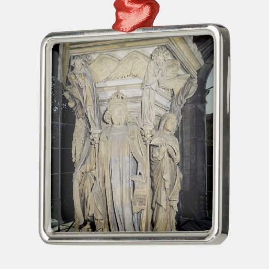 Koning David geflankeerd door Mozes en Jeremiah Metalen Ornament (Links)