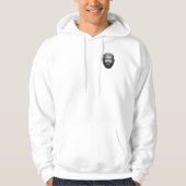 Koning David kalligrafie portret - Vintage script Hoodie (Voorkant)