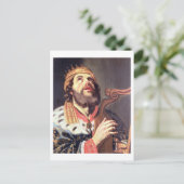 Koning David (panel) Briefkaart (Staand voorkant)