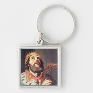 Koning David (panel) Sleutelhanger