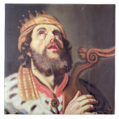 Koning David (panel) Tegeltje (Voorkant)