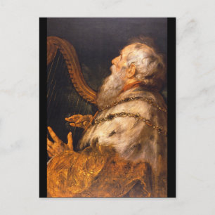 Koning David', Sir Peter Paul_Dutch Masters Briefkaart