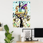 Koning David's Dance Poster (Thuiskantoor)