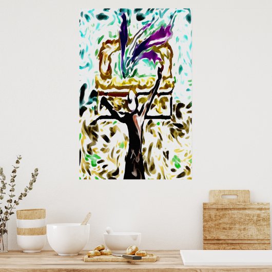 Koning David's Dance Poster (Keuken)