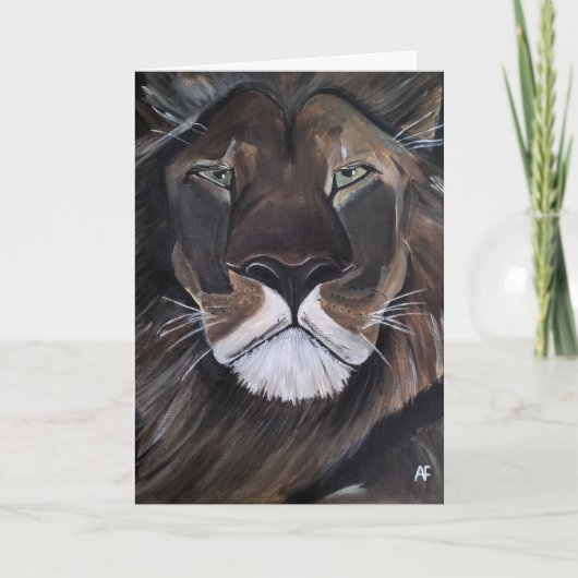 Koning der Beesten Schilderij van Alfred Fox Kaart (Voorkant)