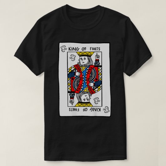 koning der farts t-shirt (Design voorkant)