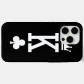 Koning der kaarten Case-Mate iPhone case (Achterkant (horizontaal))
