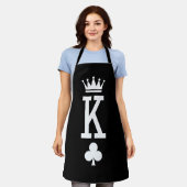 Koning der kaarten schort (Gedragen)