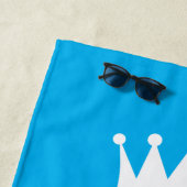 Koning der kaarten strandlaken (In situ)