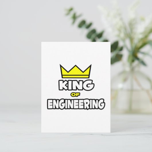 Koning der Techniek Briefkaart (Staand voorkant)