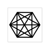 Koning (+) Douane 2"x 2"/5 cm x 5 cm Rubberzegel Rubberstempel (Afrduk)