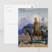 Koning Eduard Uitzichten De slag c. 1921 door N.C. Briefkaart (Voorkant / Achterkant)