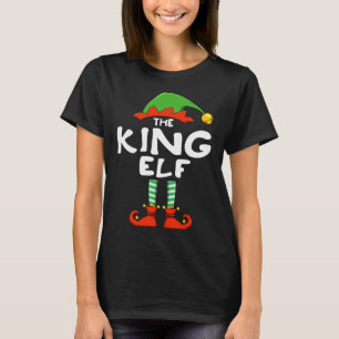 Koning Elf Funny Matching Family Kerstmis T-shirt