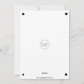 Koning en koning, PERFECTEEL SUITED Gay Love Greet Feestdagenkaart (Achterkant)