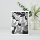 Koning en koningin, B&W Briefkaart (Staand voorkant)