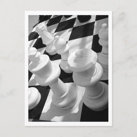 Koning en koningin, B&W Briefkaart (Voorkant)