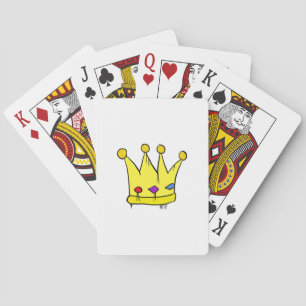 Koning en koningin Crown Pokerkaarten