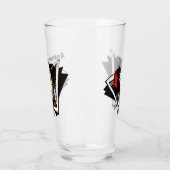 Koning en koningin glas (Links)