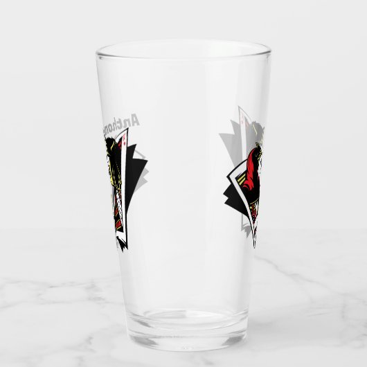 Koning en koningin glas (Links)