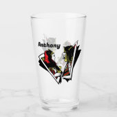 Koning en koningin glas (Voorkant)