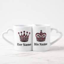Koning en koningin Krowns Zijn en haar gepersonali